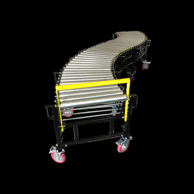 품질  Load 50kg Fireproof Expandable Adjustable Height Flexible Gravity Roller Conveyor 공장