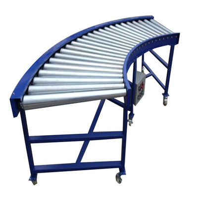 품질  Heat Resistant Automatic Logistics Curved Spinning Roller Conveyor Line 공장